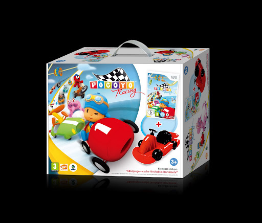 pocoyo wii coche hinchable