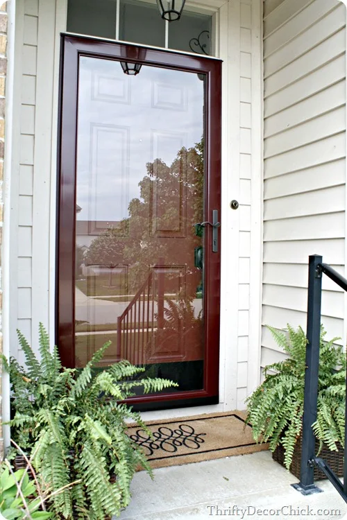 glass storm door