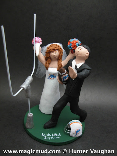 Miami Dolphins Wedding Cake Topper Any professions or hobbies can easily be