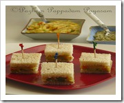 MINT CHUTNEY AND VEGGIE SANDWICH