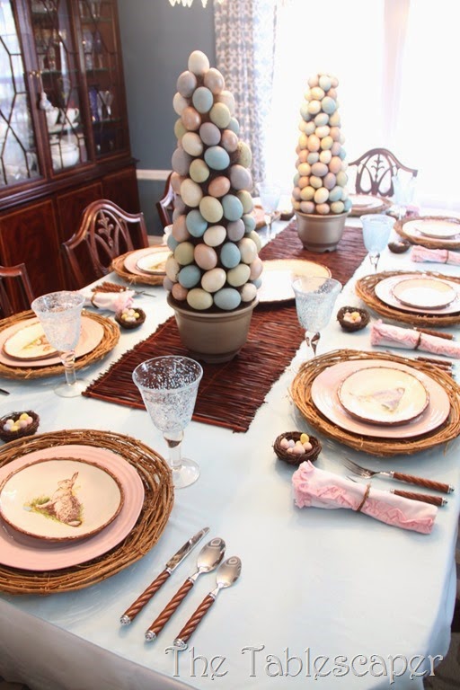 Rustic Rabbits Easter Tablescape - The Tablescaper01 Rustic Rabbits Easter Tablescape - The Tablescaper01