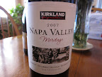 There was a lot of plum and dark berry fruit flavor balanced by just enough acid and tannin to keep it in check.  For the price, for a weeknight wine, it'll work fine with burgers and other meaty fare.