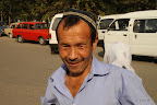 Taxi driver posing