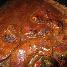 Pork Steak Bake in Mushroom Sauce