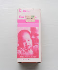 I found this waaay in the back of the very top shelf of the medicine cabinet. It is from when I was a baby! This packaging could be 27 years old.