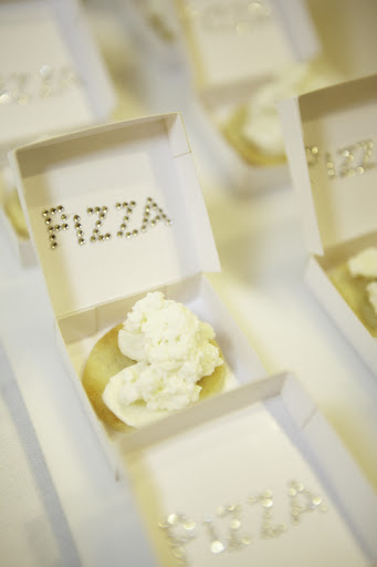 Mini white pizzas