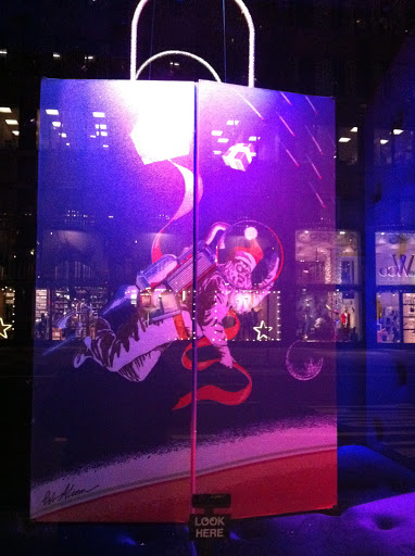 Here is a bag with an astronaut Santa.