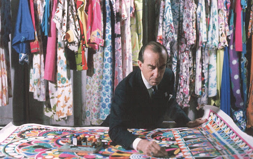 The master at work in Palazzo Pucci in 1959.