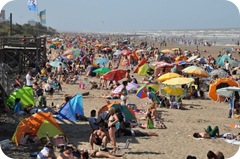 Las playas ya fueron invadidas por el turismo