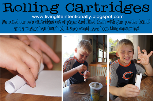 Rolling Cartridges Homeschool History Project Rolling Cartridges Homeschool History Project