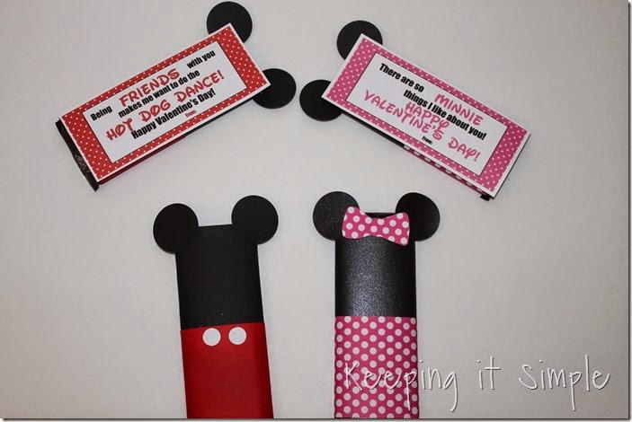 Mickey and Minnie Mouse Candy Bar Valentines  (18)