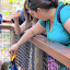 Natalie Feeding the Cassowary Bird - Port Douglas, Australia