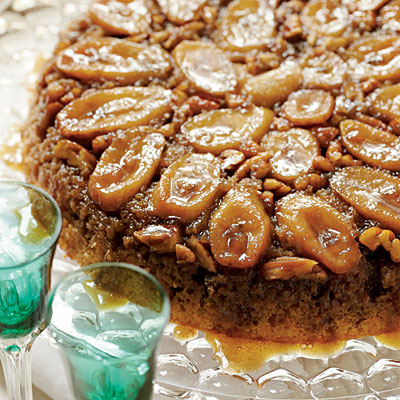 Bananas foster upside down cake l