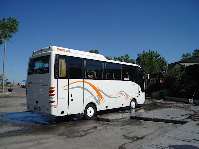 Day 6 : Our drive to Konya in our air conditioned, comfortable bus.