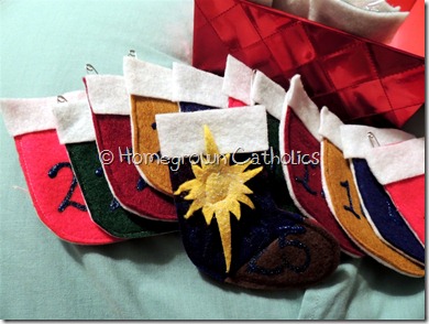 Advent Stockings Advent Stockings
