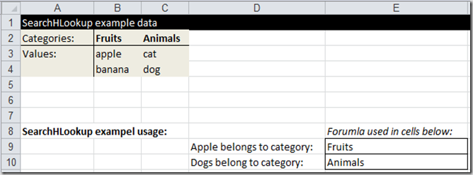 ExcelMacroSearchLookup