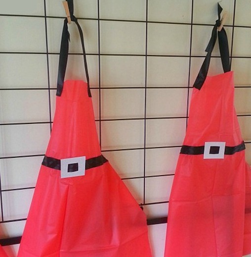 plastic tablecloth aprons