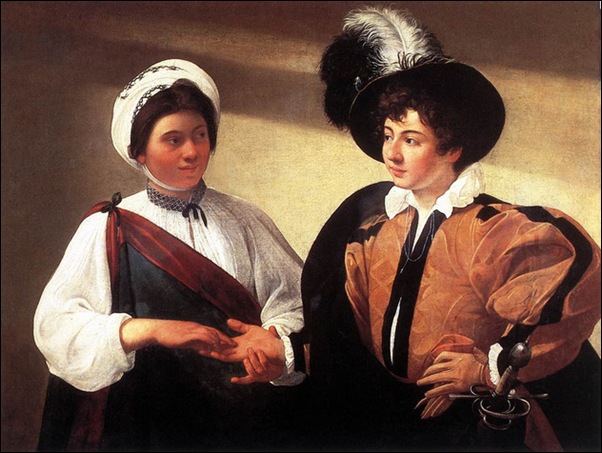 Le Caravage,Diseuse bonne aventure Le Caravage,Diseuse bonne aventure