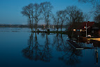 Hochwasser an der Hamme bei Tietjenshütte