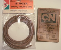 VS Singer sewing machine 2 treadle belt 