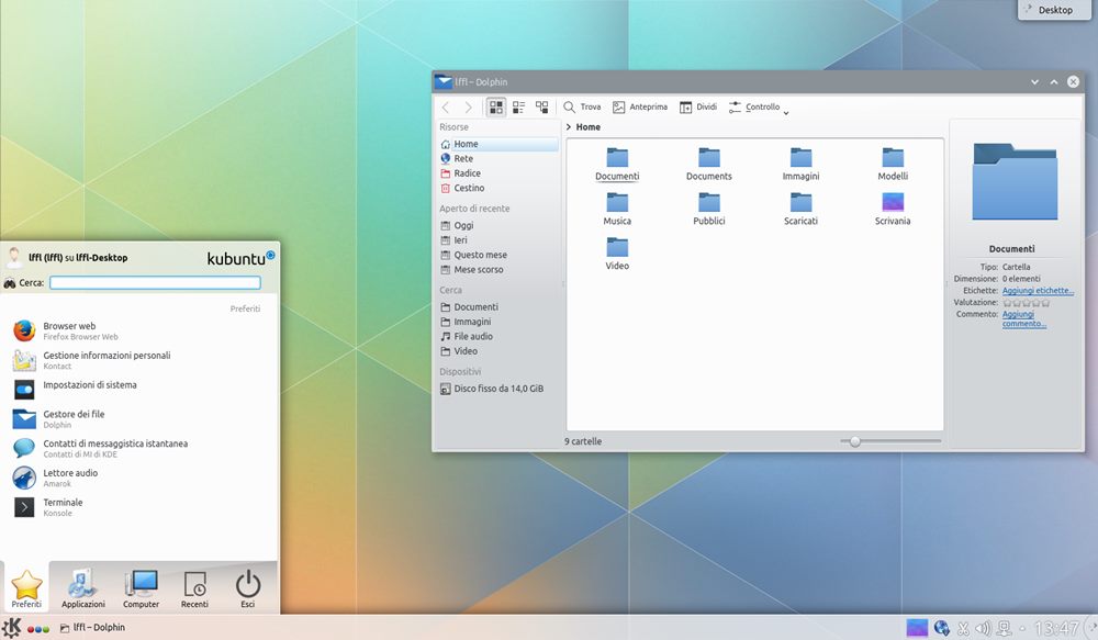 KDE Plasma 5 in Kubuntu 