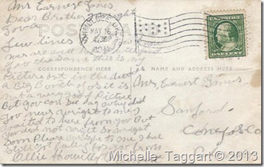 Ollie Howell letter