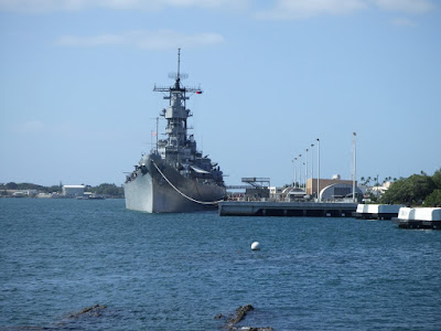 Ship at the USS Arizona Memorial