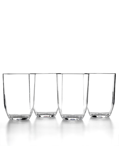 The set of 4 acrylic double old fashion glasses is perfect for a serving margaritas or mojitos. I love their modern shape.(macys.com) The set of 4 acrylic double old fashion glasses is perfect for a serving margaritas or mojitos. I love their modern shape.(macys.com)