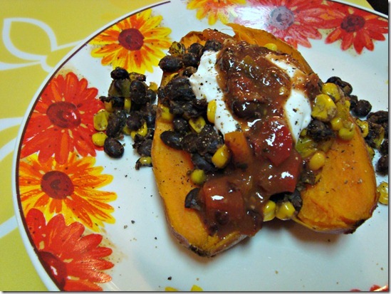 loaded sweet potato