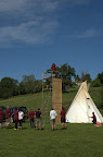 Setting up the tower
