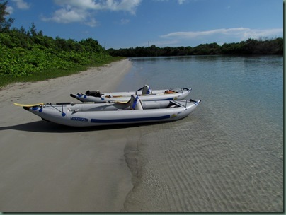 clear water kayaks on beach fort pierce inlet sp