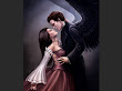 Girl And Black Angel