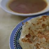 Tasty roti canai for breakfast
