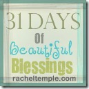 31 days of beautiful blessings