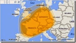 Ancestry DNA EUROPE WESTmap