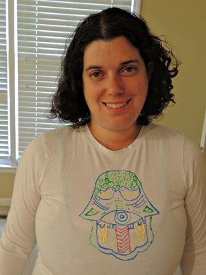 Totally Tulip Fabric Paint T-Shirts - Hamsa