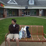 Cameron on a Bench