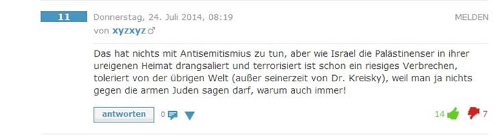 Nichts mit Antisemitismus zu tun ABER Nichts mit Antisemitismus zu tun ABER