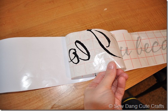 Vinyl-on-transfer-tape
