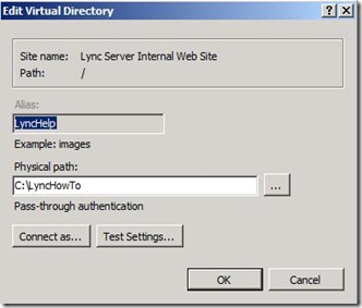 Lync How To - IIS add - configure Lync How To - IIS add - configure