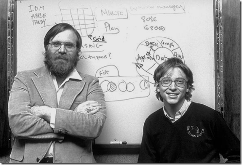 Bill Gates and Paul Allen Bill Gates and Paul Allen