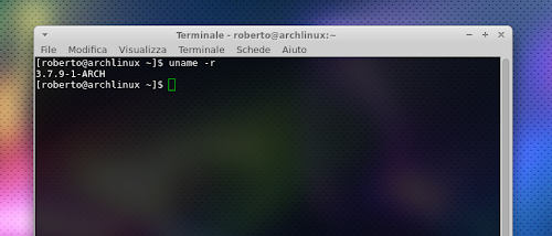 Linux 3.7.9 su Arch Linux
