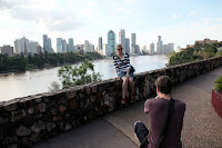 View of the city from Kangaroo Point cliffs