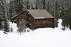 Aubrey Lodge is located a few miles east of Government Camp, Oregon.