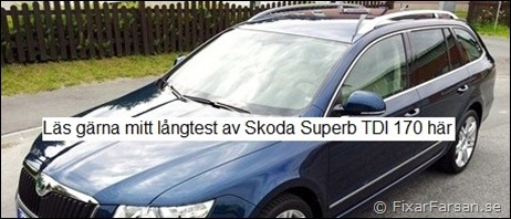Klicka här och läs mer om Skoda Superb TDI 170 Elegance