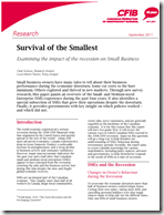 Survival of the smallest