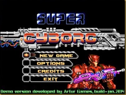 Super Cyborgタイトル Super Cyborgタイトル