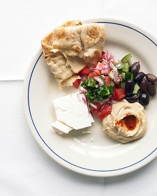 A Mid-Eastern platter A Mid-Eastern platter