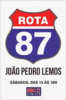 logotipo Rota 87 João Pedro Lemos RBC FM
