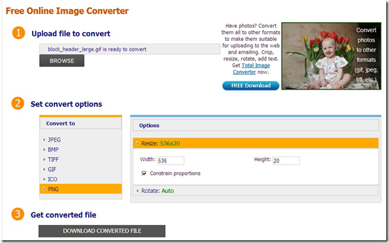 website page online-image converter